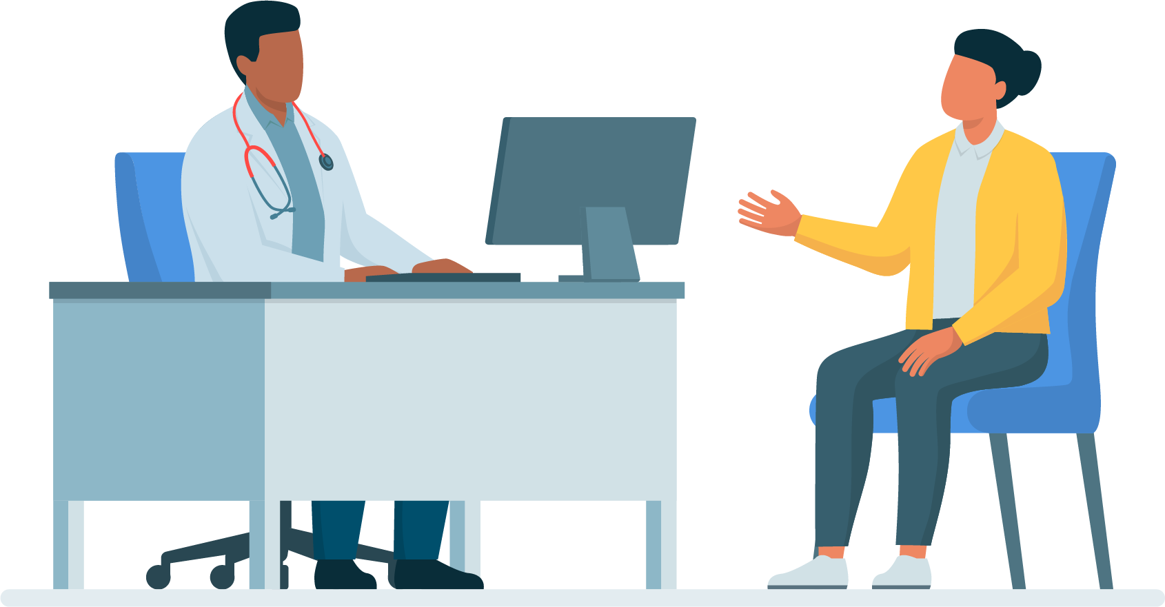 健康診断の様子